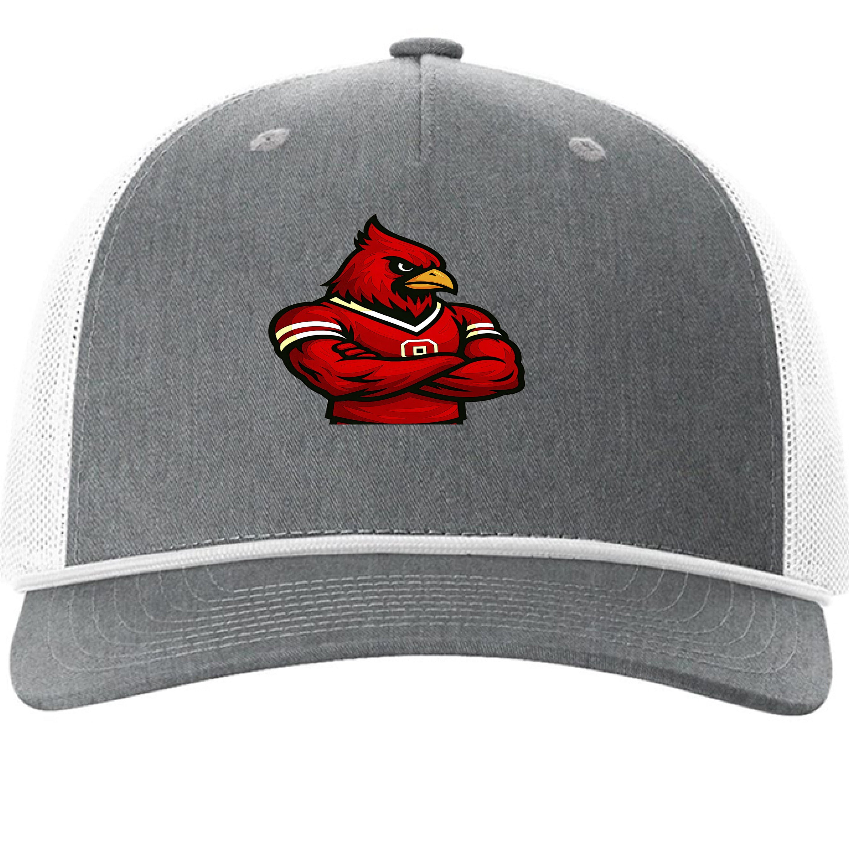 Heather Grey/ White - FRONT