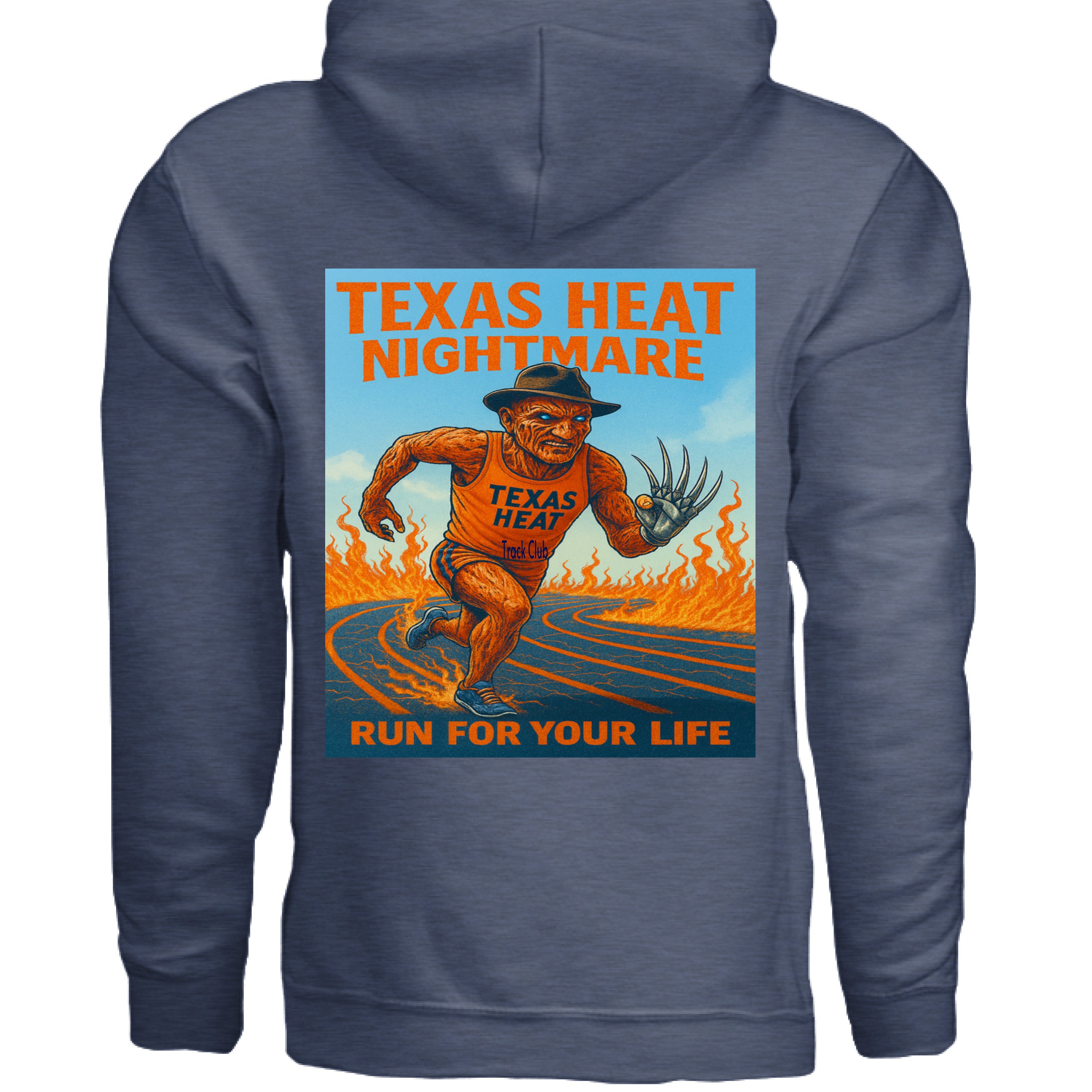 Heather Sport Dark Navy - BACK